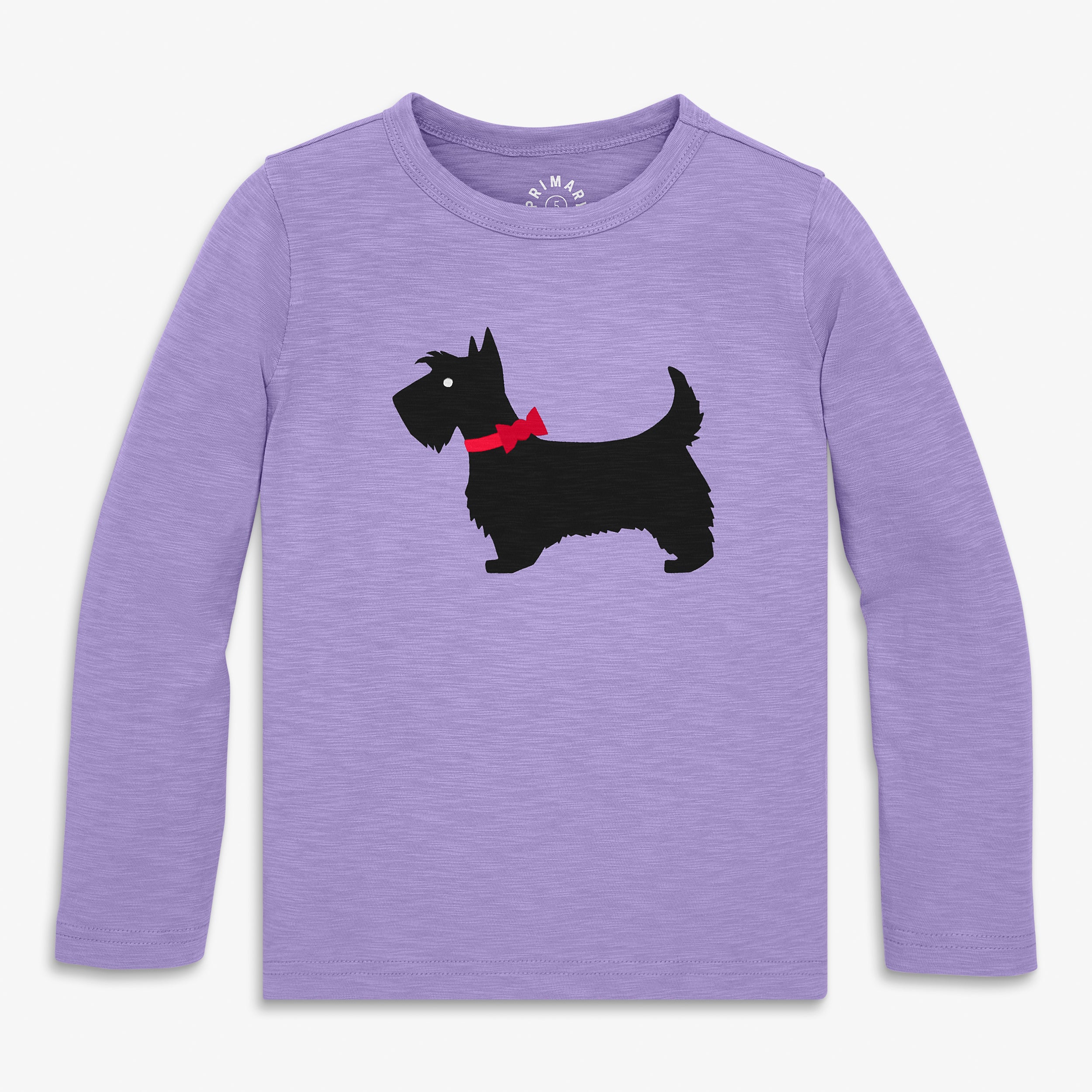 Kids long sleeve scottie tee